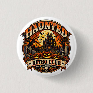 Haunted Retro Club Button