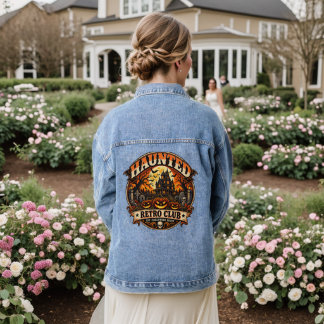 Haunted Retro Club Denim Jacket