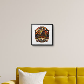 Haunted Retro Club Peel And Stick Photo Tile