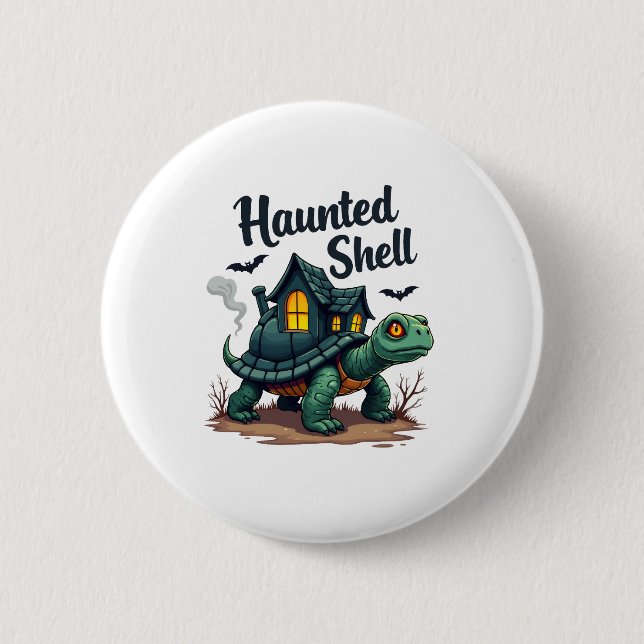 Haunted Shell Turtle Button (Front)