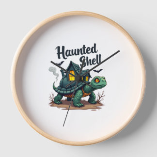 Haunted Shell Turtle Clock