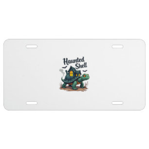 Haunted Shell Turtle License Plate