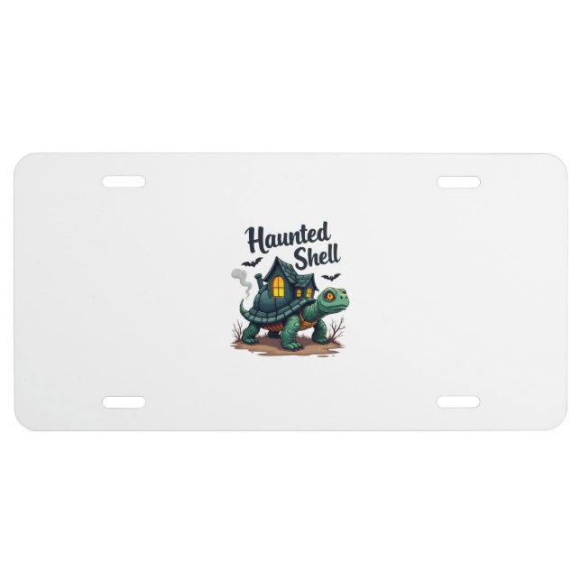 Haunted Shell Turtle License Plate (Front)