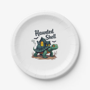 Haunted Shell Turtle Paper Plates