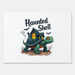 Haunted Shell Turtle Sign