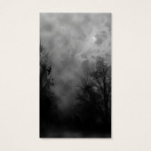 Haunted Sky Event Ticket Template Business Card (Back)