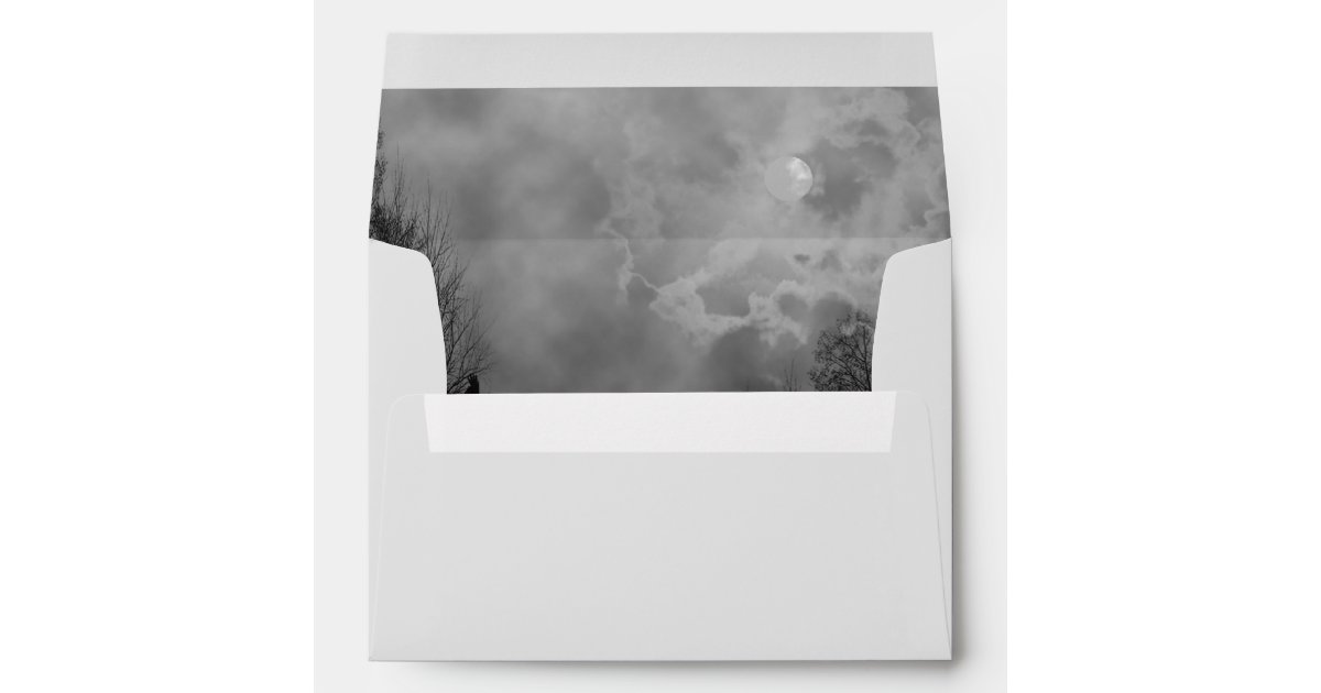 Haunted Sky Full Moon Envelopes | Zazzle