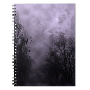 Haunted Sky Purple Mist Notebook