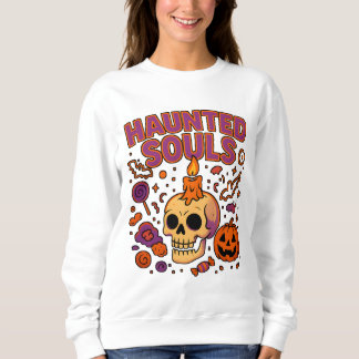 Haunted Souls Halloween Clothes Cute Unisex Sweatshirt