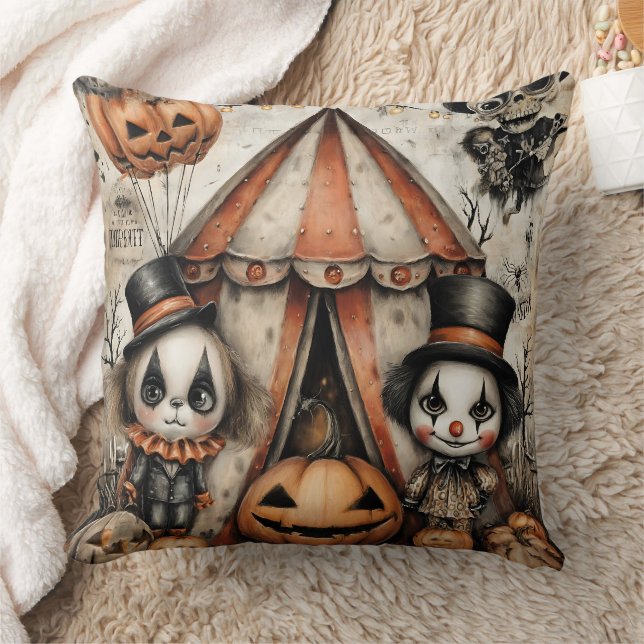 Haunted Spectacle – The October Oddities Throw Pillow (Blanket)