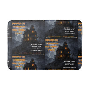 Haunted Squirrel Peak Bath Mat
