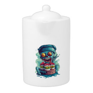 Haunted Sushi Chef Teapot