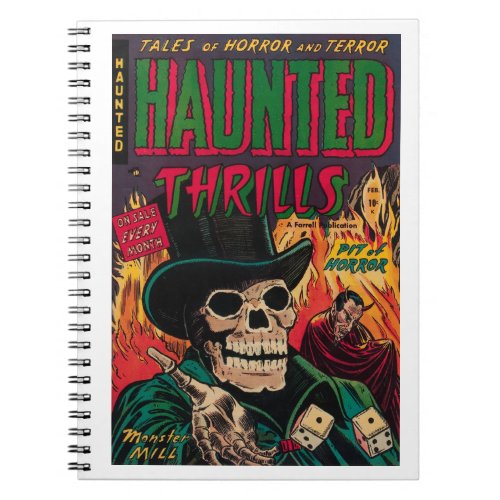 Haunted Thrills 6 Pre_code Horror Comic Notebook