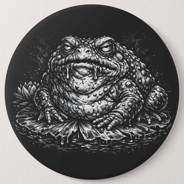 Haunted Toad Sigil by BurnsInHell Button (Front)