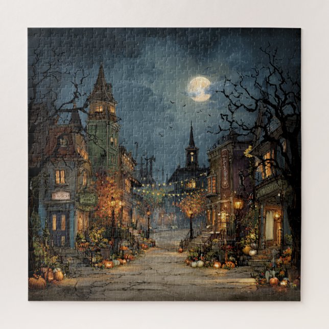 Haunted Town Puzzle (Vertical)