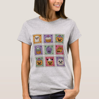 Haunted Treats Stamp Collection | Cute Kawaii  T-Shirt