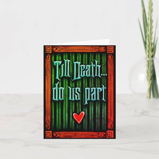 Haunted Valentine Card (Front)