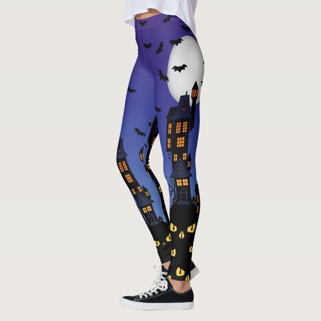 Haunted Vilage Leggings (Left)