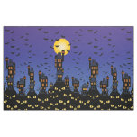 Haunted Village Fabric