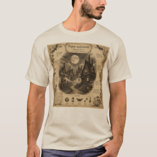 Haunted Village Halloween T-Shirt