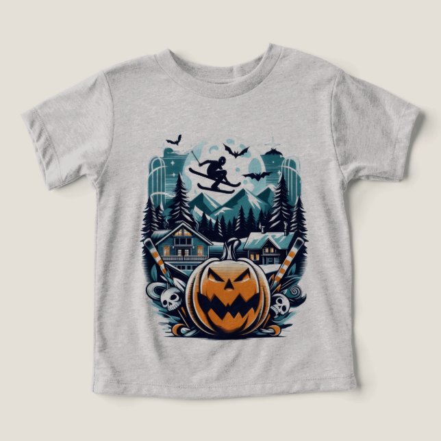 Haunted Winter Wonderland Toddler T-shirt (Design Front)