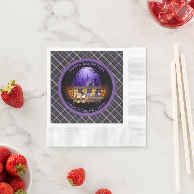 Haunted Yakitori Haven Paper Napkins (Insitu)