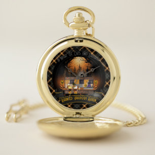 Haunted Yakitori Haven Pocket Watch
