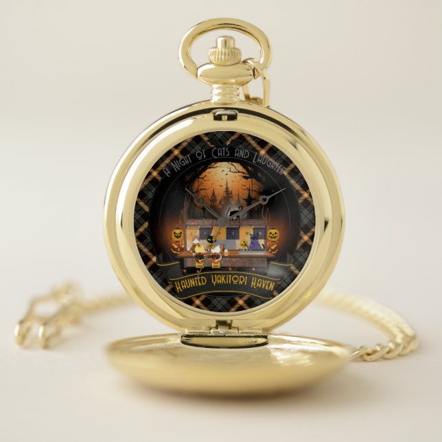 Haunted Yakitori Haven Pocket Watch (Inside)