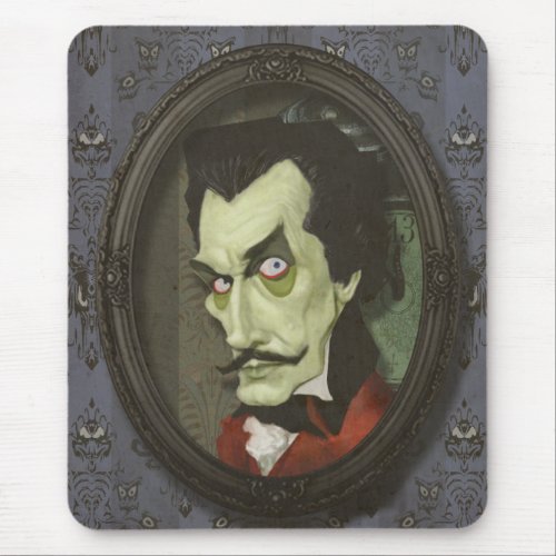 Haunted Zombie Vincent Price Satirical Mousepad