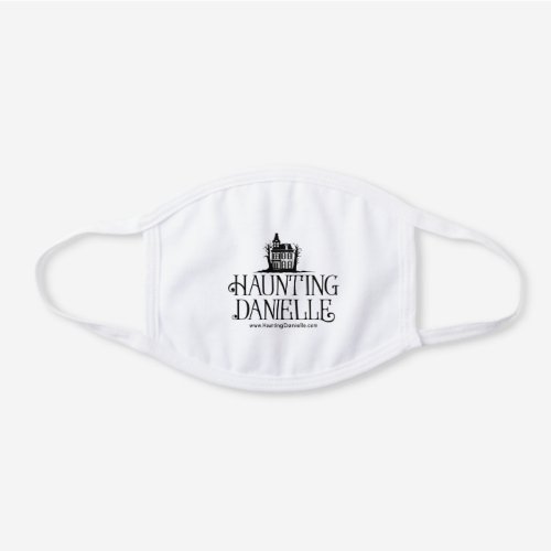 Haunting Danielle Facemask White Cotton Face Mask