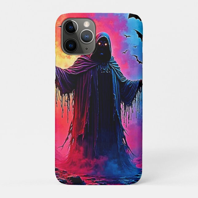 Haunting Demon Cloaked In Shadows Design Case-Mate iPhone Case (Back)