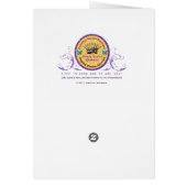 Haunting Exotic Beauty Card (Back)