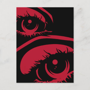 Haunting Eyes Postcard