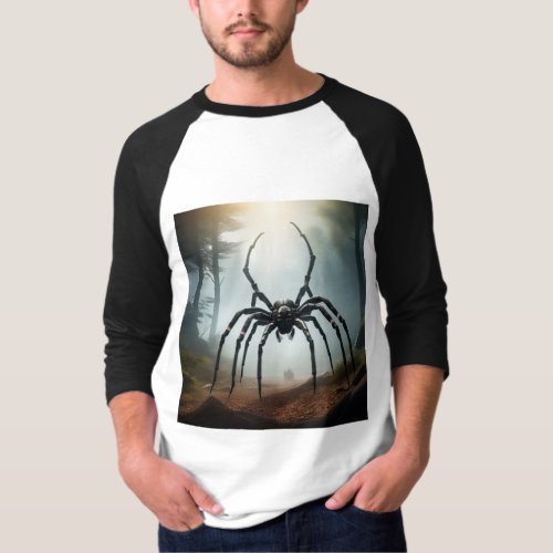Haunting Forest Giant Spider  T_Shirt