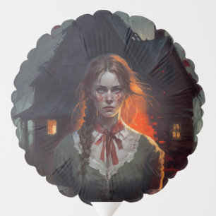 Haunting house balloon