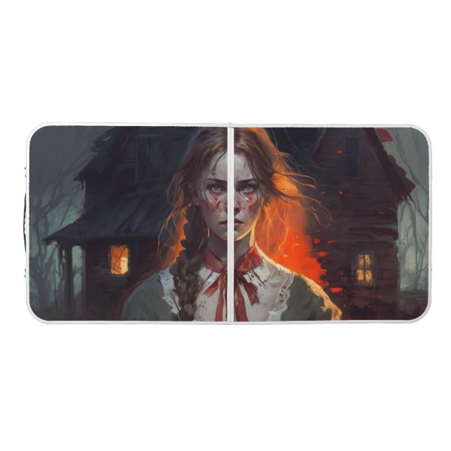 Haunting house beer pong table (Top)