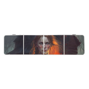 Haunting house beer pong table
