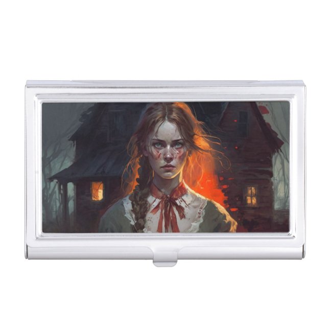 Haunting house business card case (Front)
