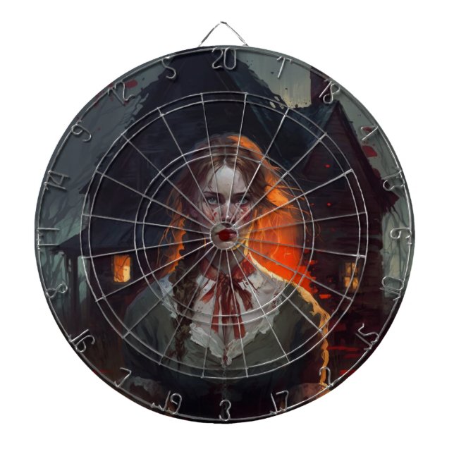 Haunting house dart board (Front)
