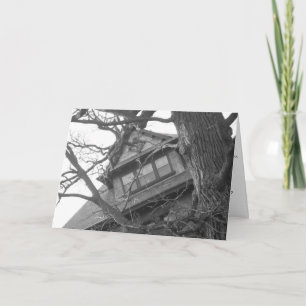 "Haunting House" Hallowe'en Card
