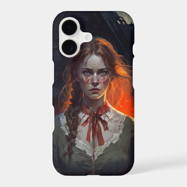 Haunting house iphone case (Back)