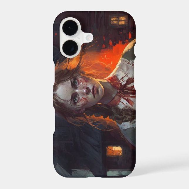 Haunting house iPhone case (Back)