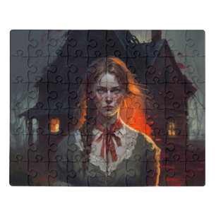 Haunting house jigsaw puzzle