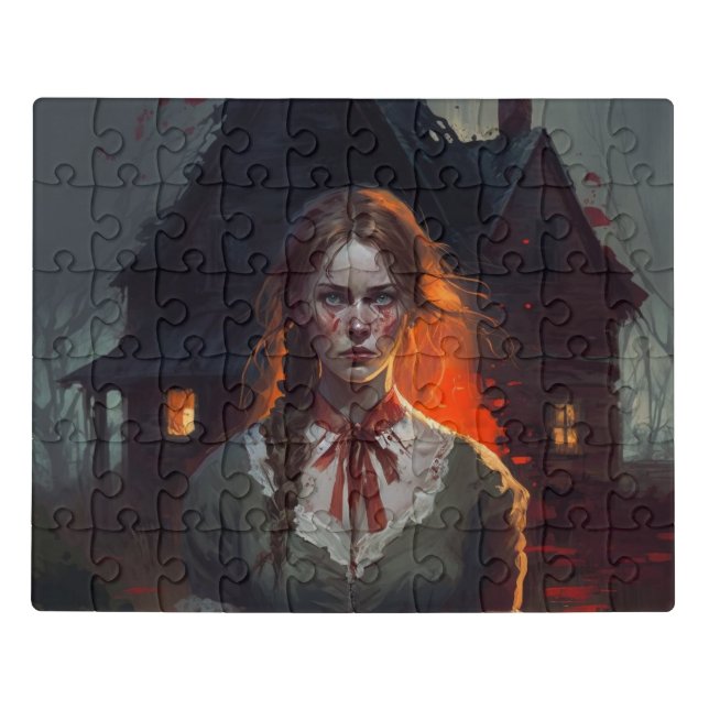 Haunting house jigsaw puzzle (Puzzle Horizontal)