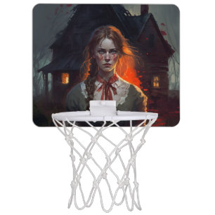 Haunting house mini basketball hoop