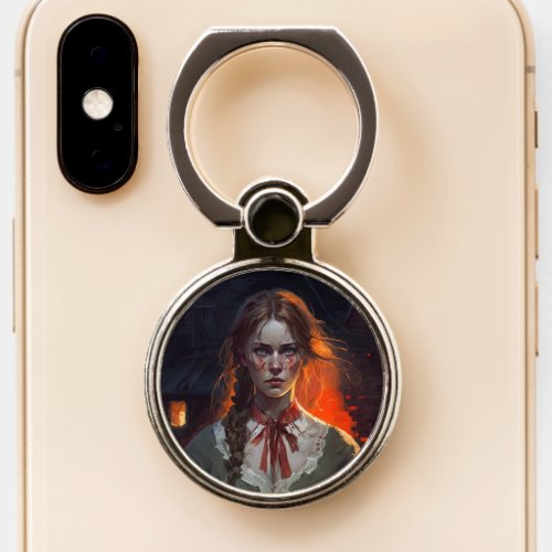 Haunting house phone ring stand