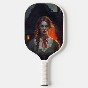 Haunting house pickleball paddle