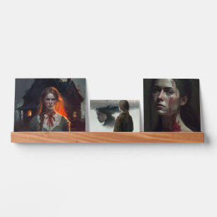 Haunting house picture ledge