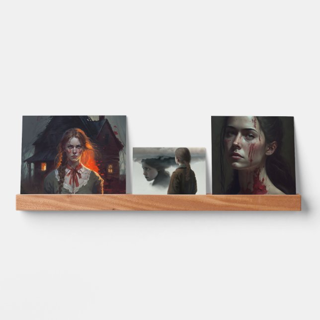 Haunting house picture ledge (Front)