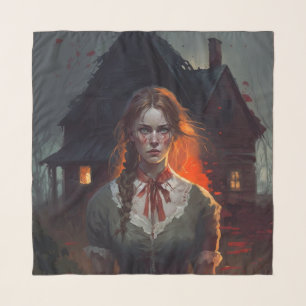 Haunting house scarf